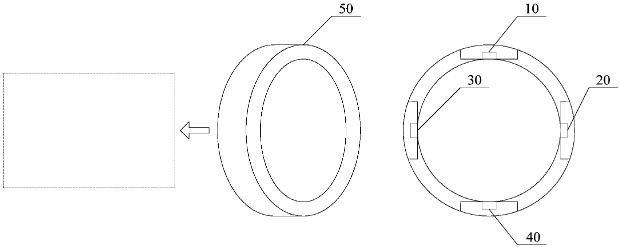 Monitoring device for temperature and pd parameters of power cable joints