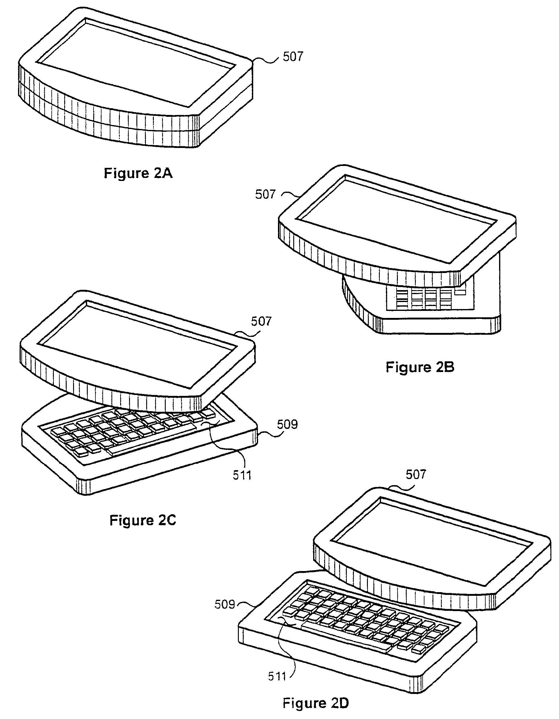 Physical configuration of a hand-held electronic communication device