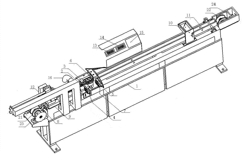 Medicinal glass bottle machine head conveying detection platform