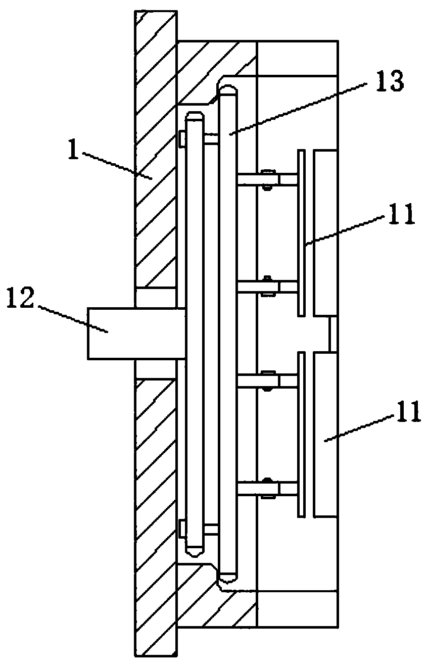 Processing mold for cellulose acetate plastic sheet glasses