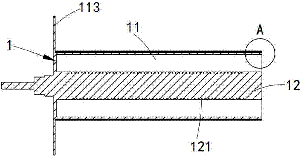 Split-type telescopic roller