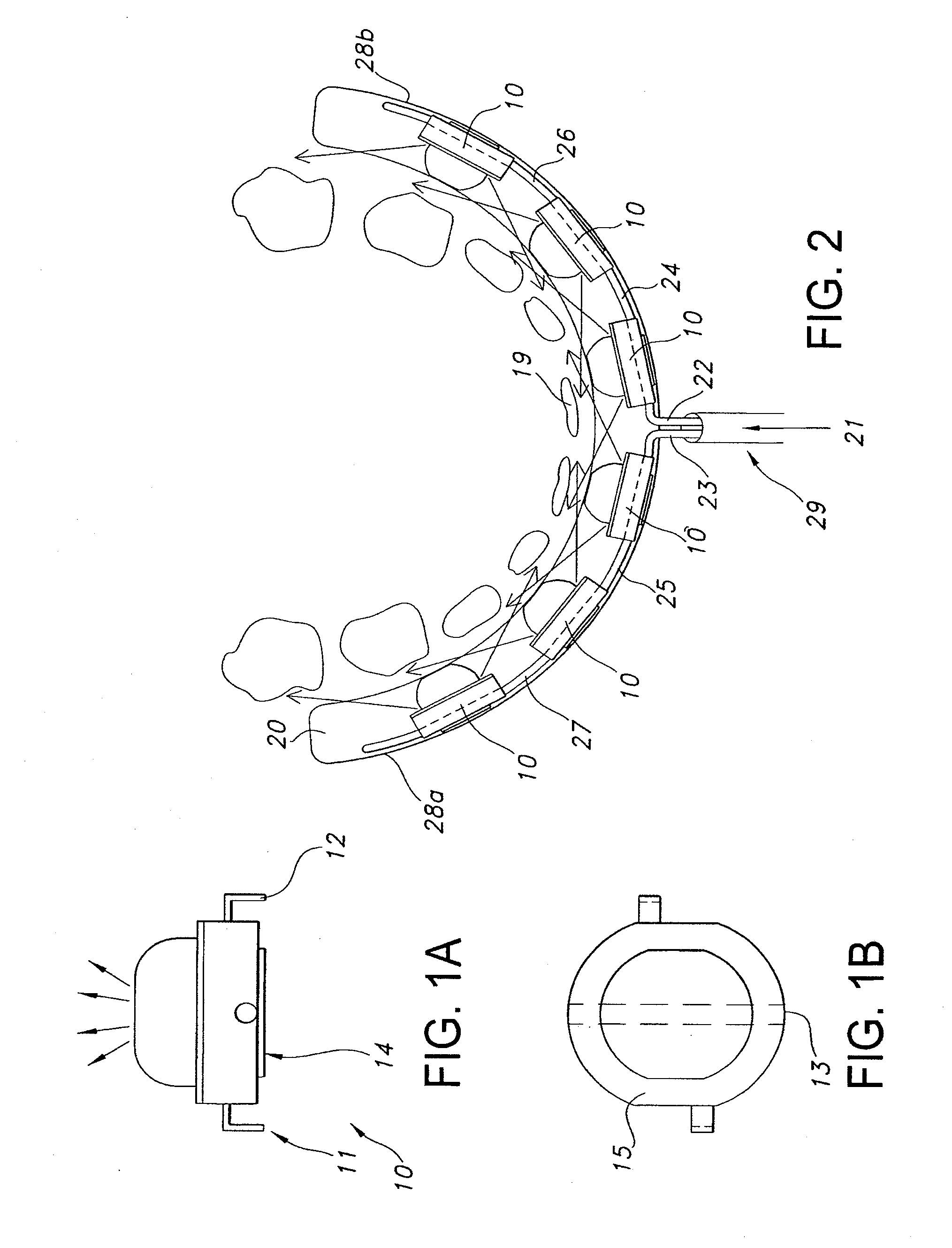 Method and apparatus for using light emitting diodes