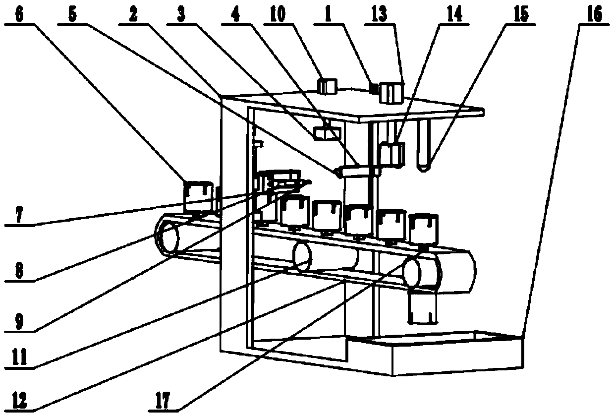 Automatic pineapple processing device