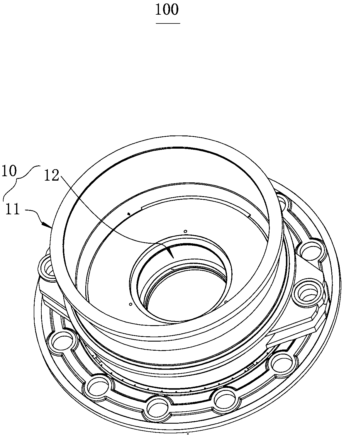 Shafting structure, lubrication method thereof and wind turbine generator set