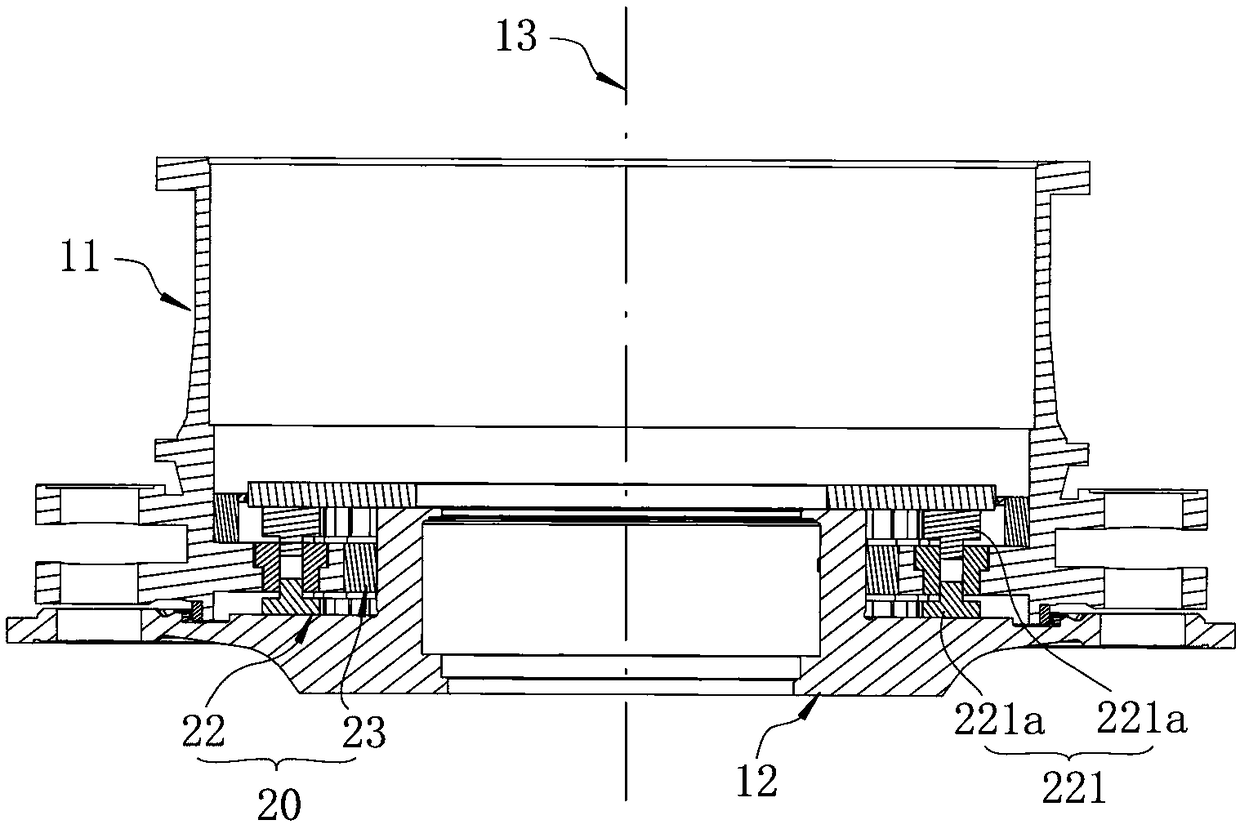 Shafting structure, lubrication method thereof and wind turbine generator set