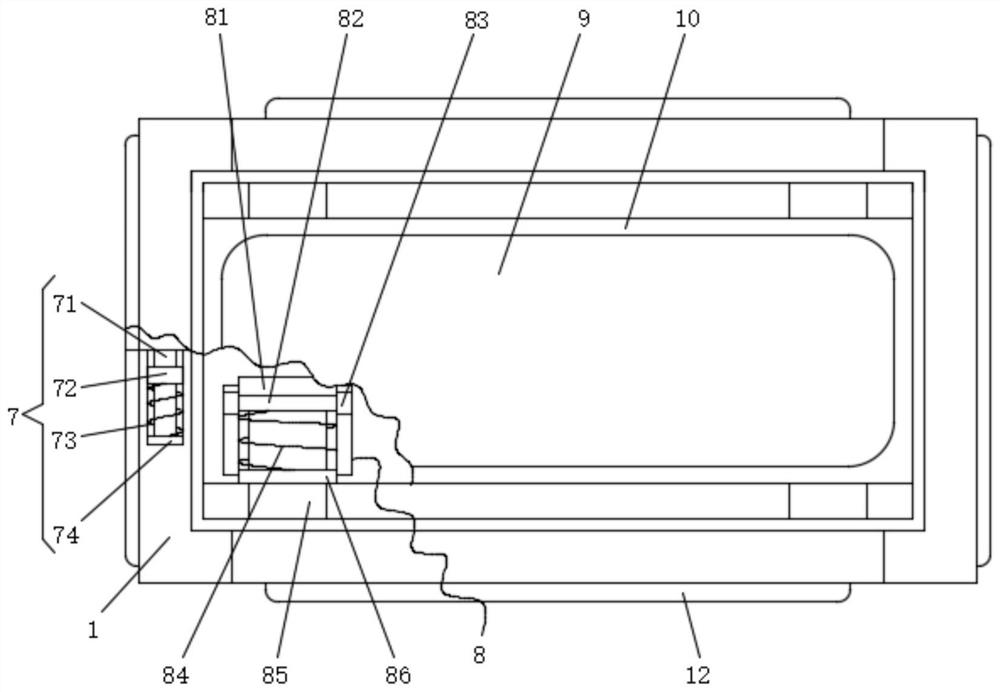 Damping type prefabricated supporting structure for indoor decoration floor