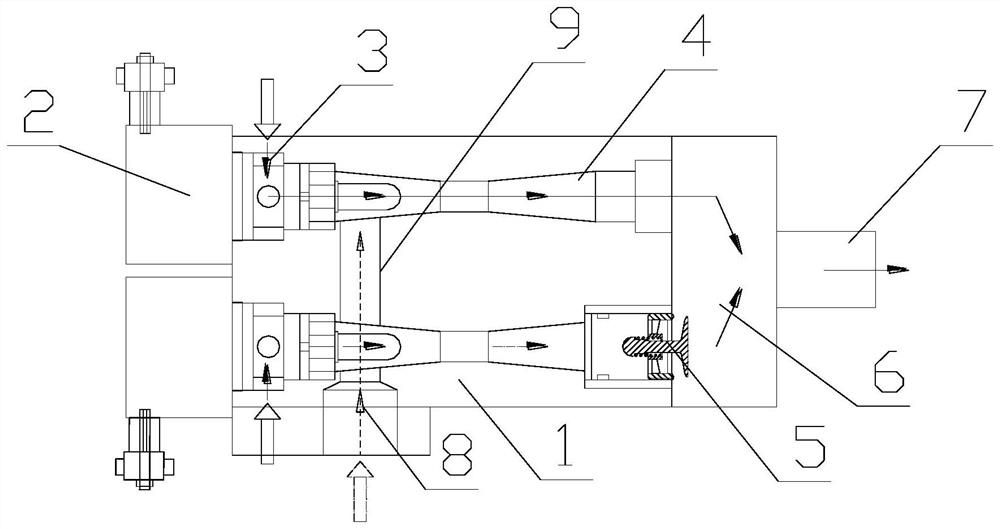 Mechanical gas reversing device for multi-stage injection system