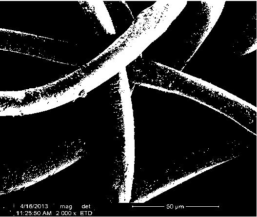 Dedusting filter material containing MnO2 catalyst, and preparation method and application thereof