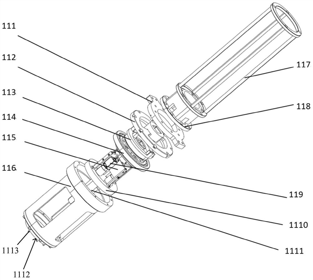 Tightening device and tightening method of aeroengine high-pressure turbine rear axle nut