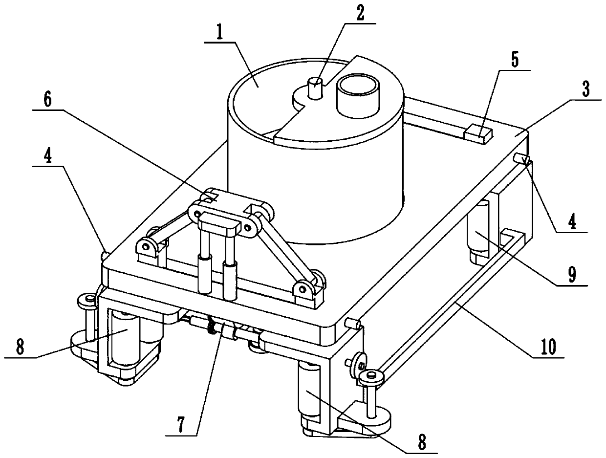 Building wall body quick pouring device and method