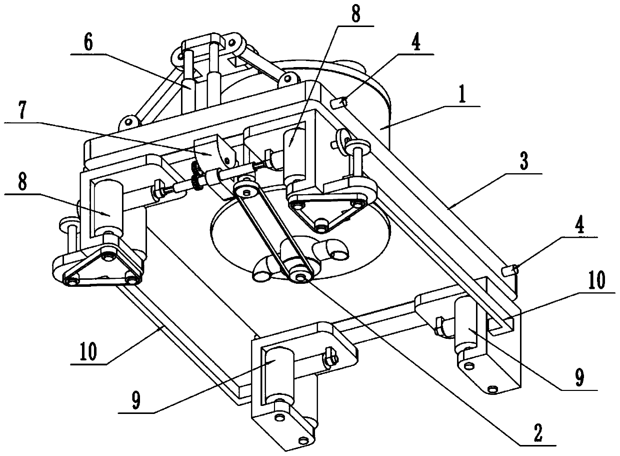 Building wall body quick pouring device and method