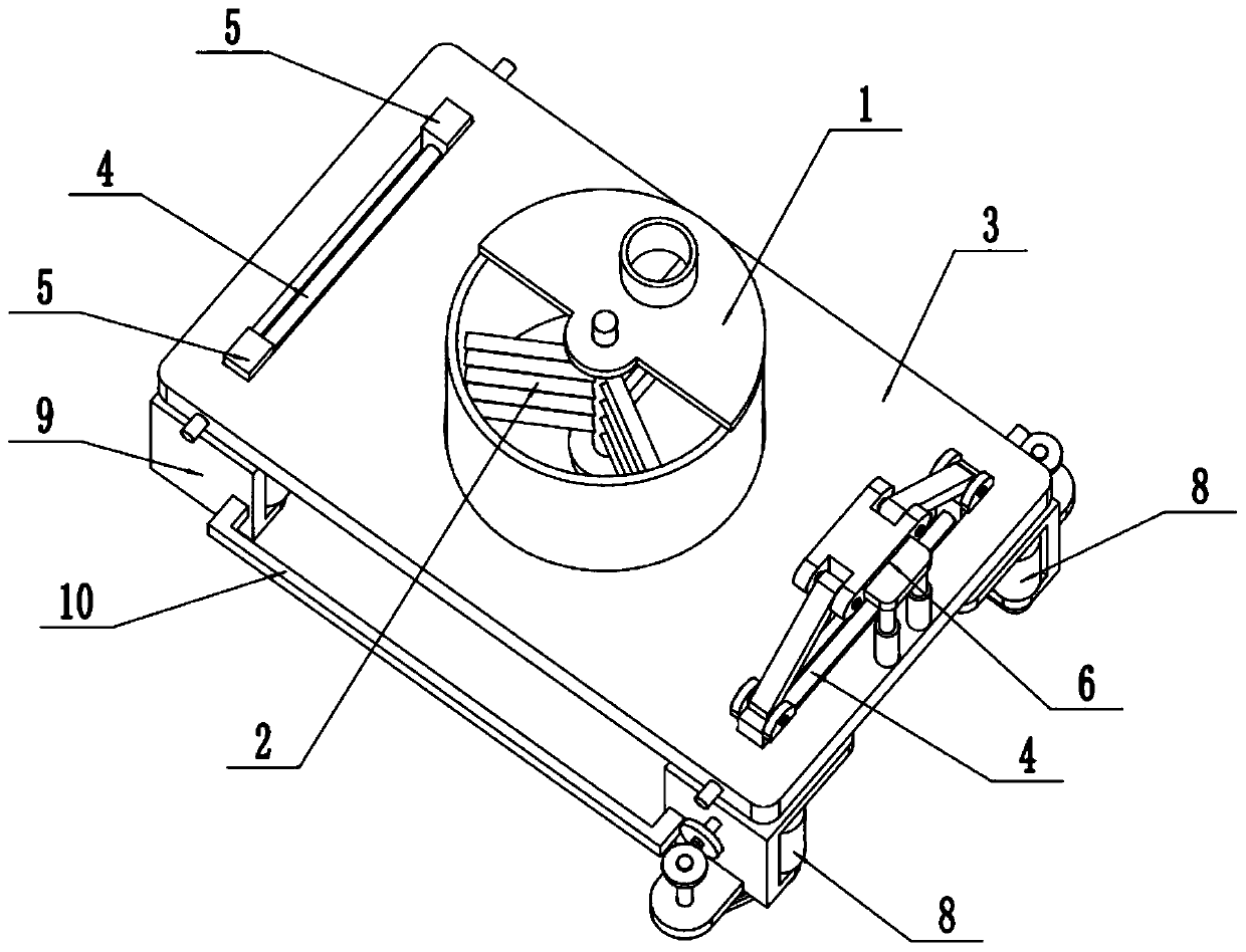 Building wall body quick pouring device and method