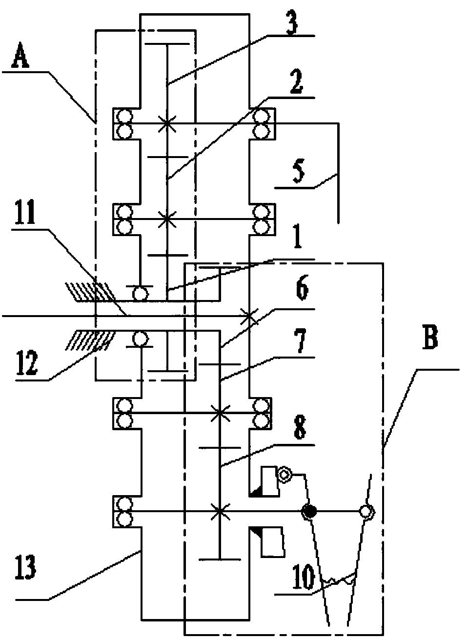 Non-circular gear planetary gear train seedling-picking assembly and transplanting assembly combined mechanism