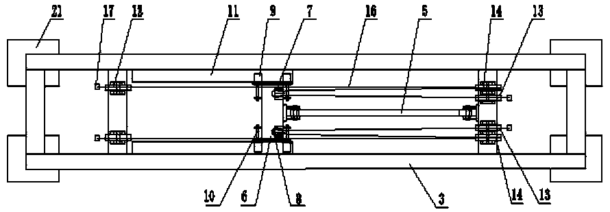 Advancing vehicle for manufacturing concrete fecal leaking board