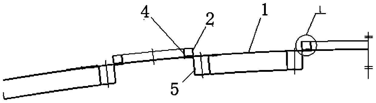 Train roof frame, train air conditioning installation structure and train