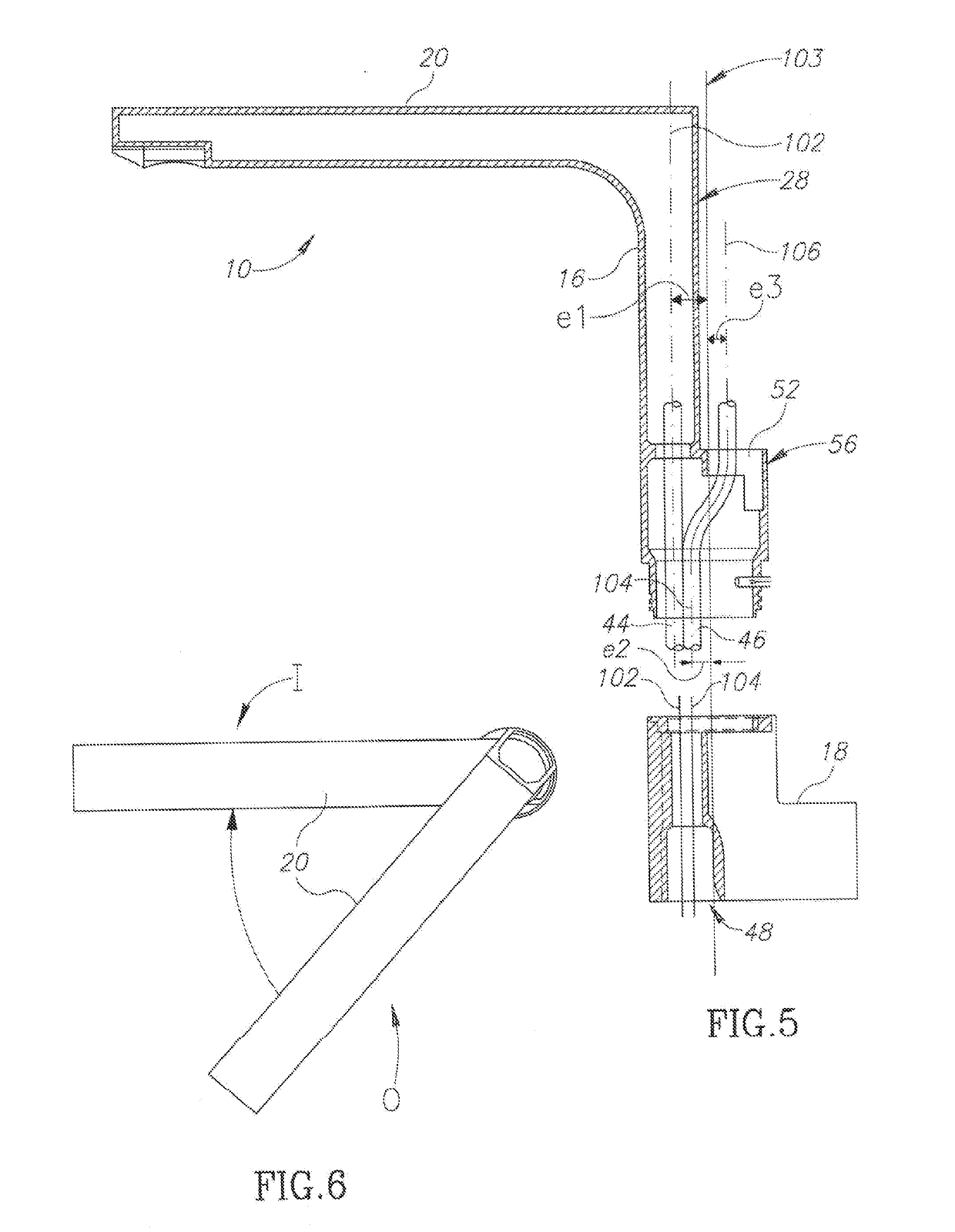 Mixer water faucet