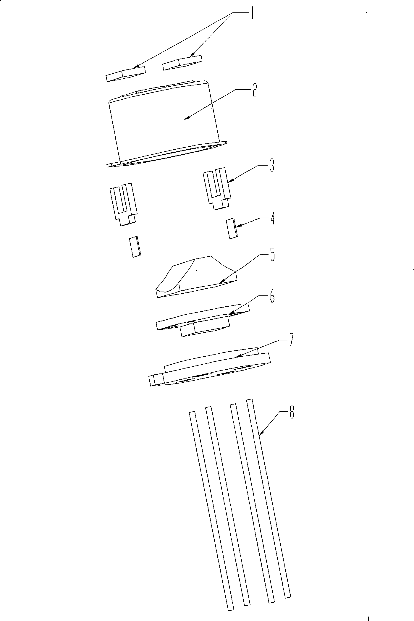 Multi-channel heat release electric detector