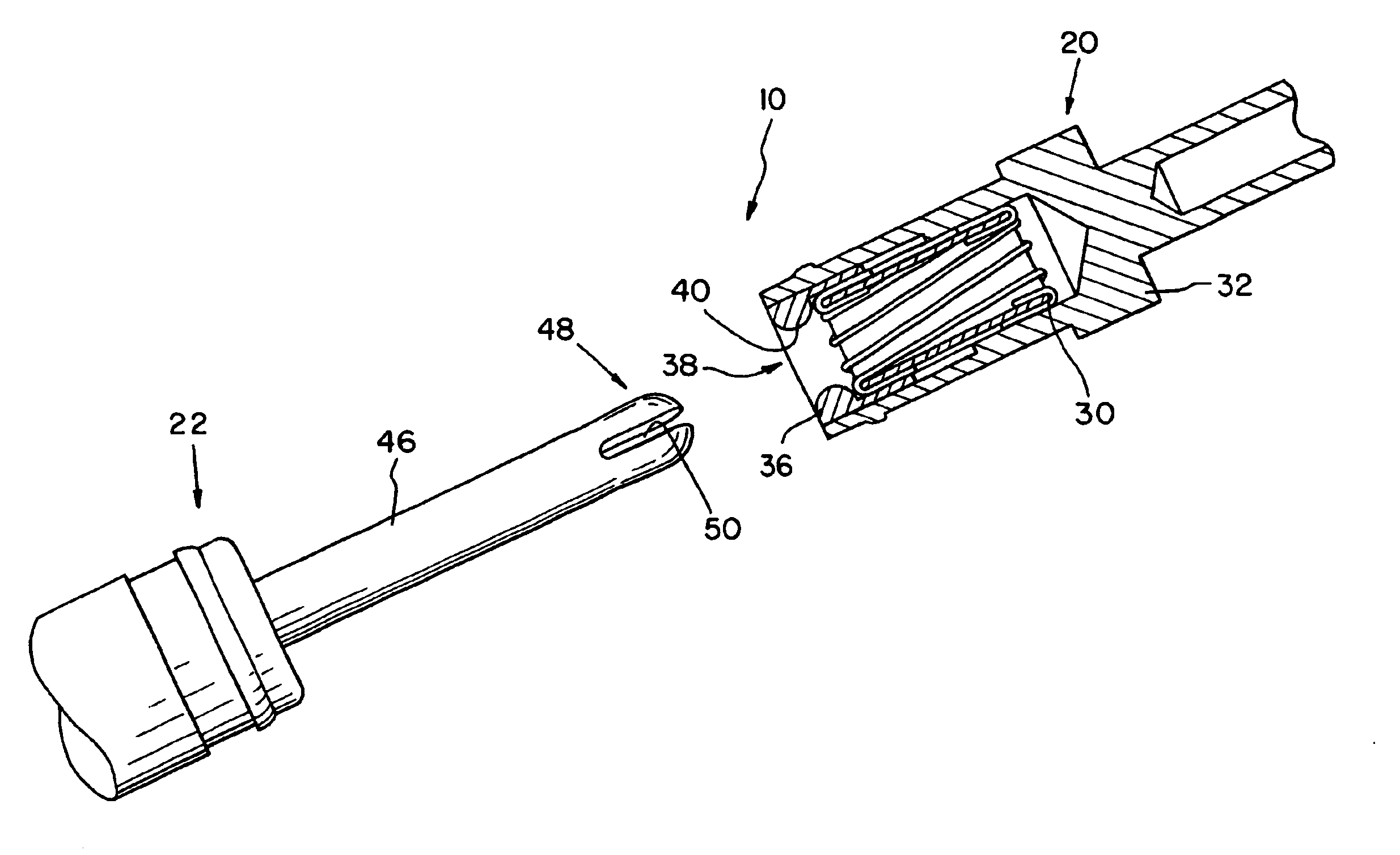 Socket contact with integrally formed arc arresting portion