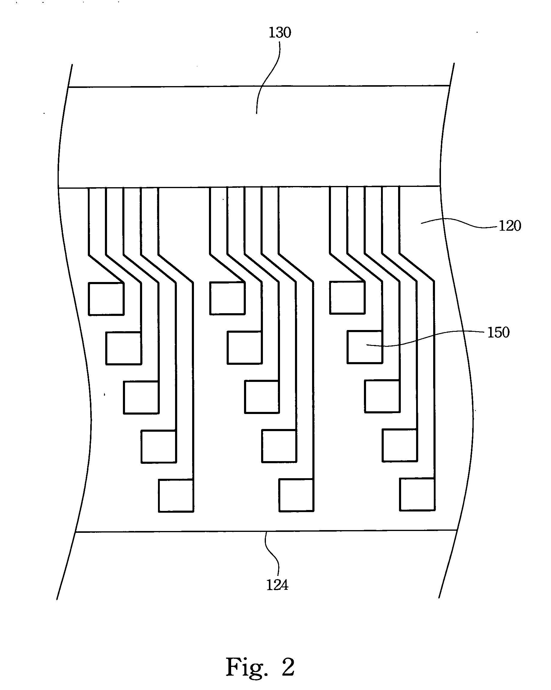 Chip on film structure