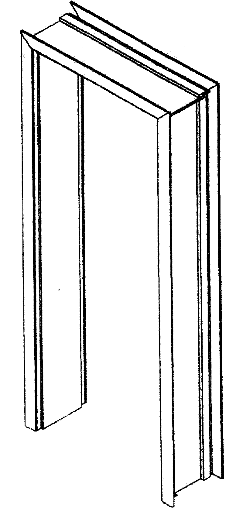 Novel convenient split door and window set and manufacturing method thereof