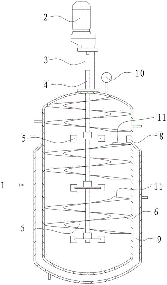 Efficient and vertical fermentation tank