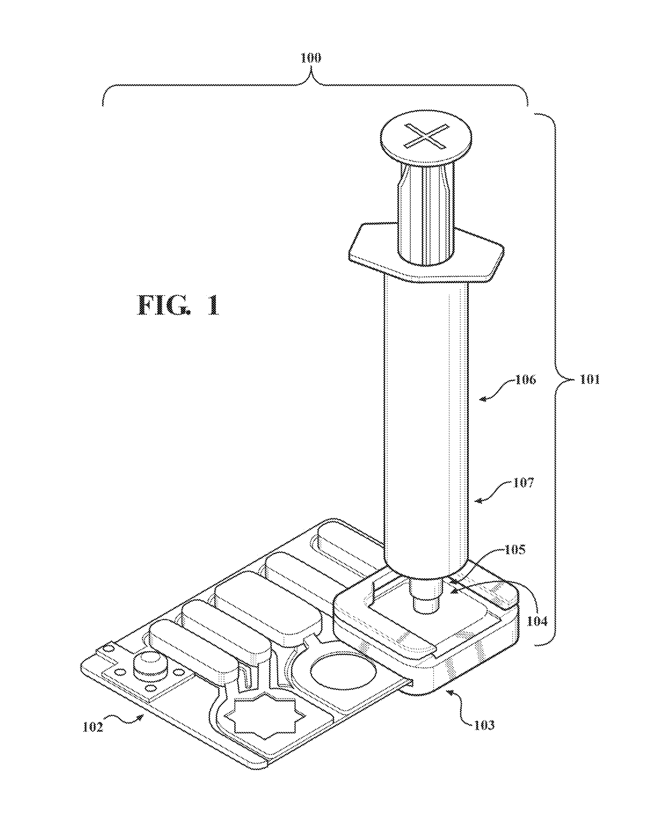 Chemical agent detection system for fluid media