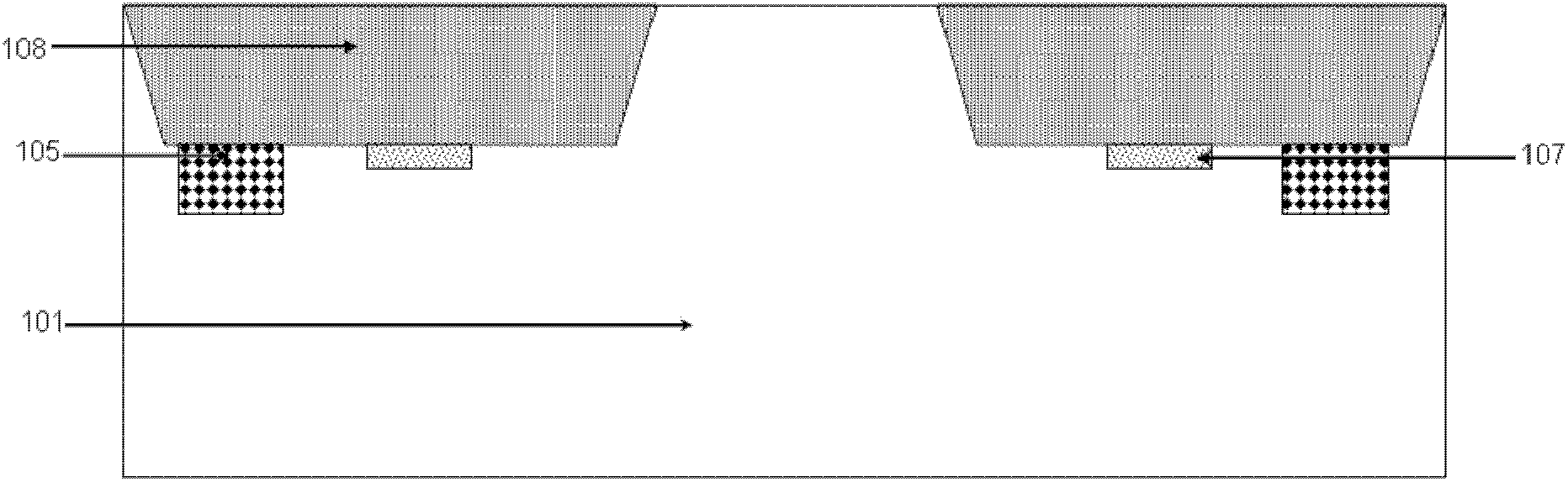 Transverse parasitic plug-and-play (PNP) device in SiGe heterojunction bipolar transistor (HBT) technique and production method