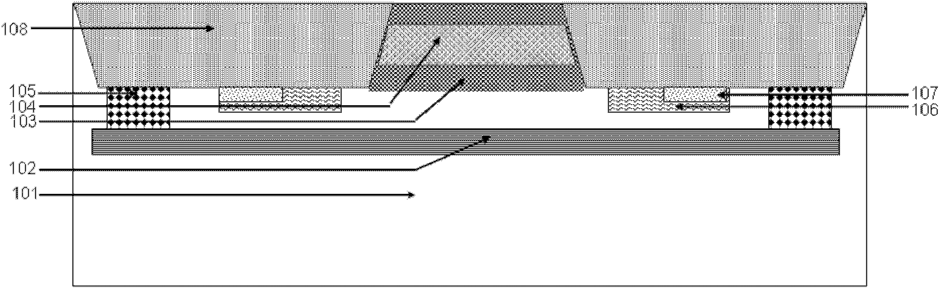 Transverse parasitic plug-and-play (PNP) device in SiGe heterojunction bipolar transistor (HBT) technique and production method