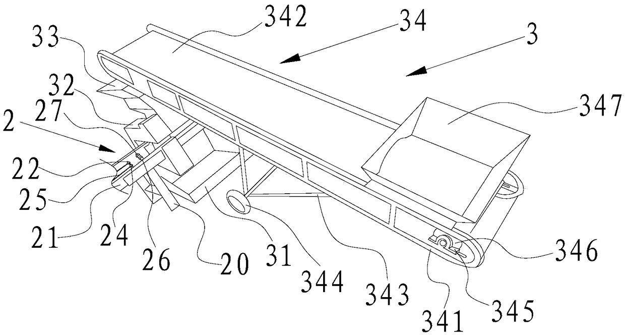 Rice-grain sprout tray sprout feeding assembly line device