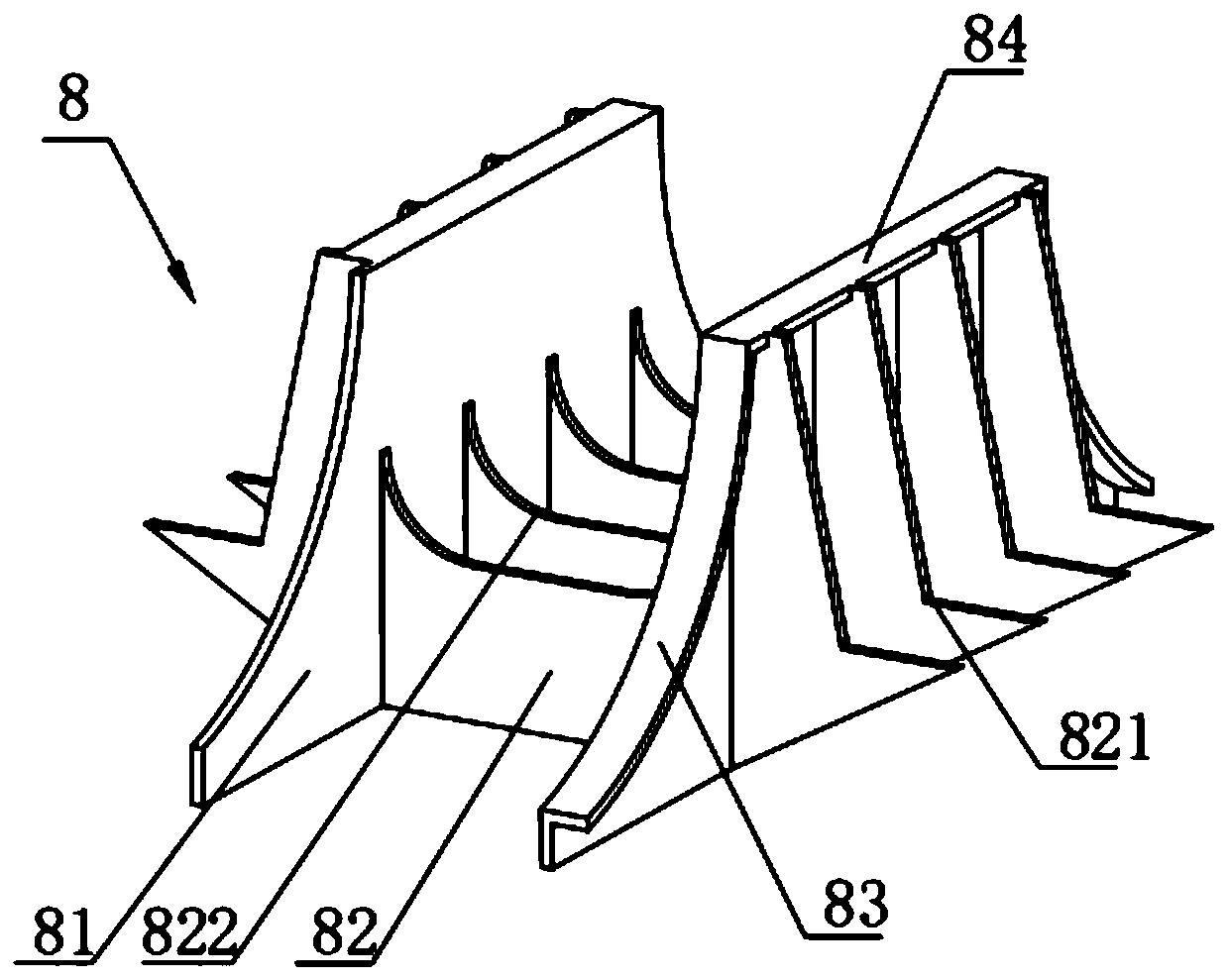 Up-and-down symmetrical thrust bearing base for small waterplane catamaran