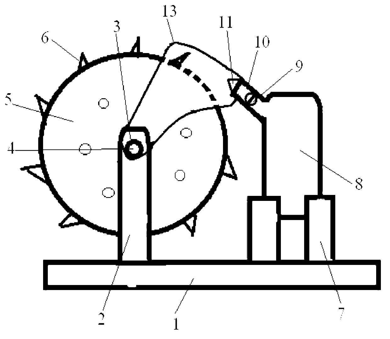 Air power drive device