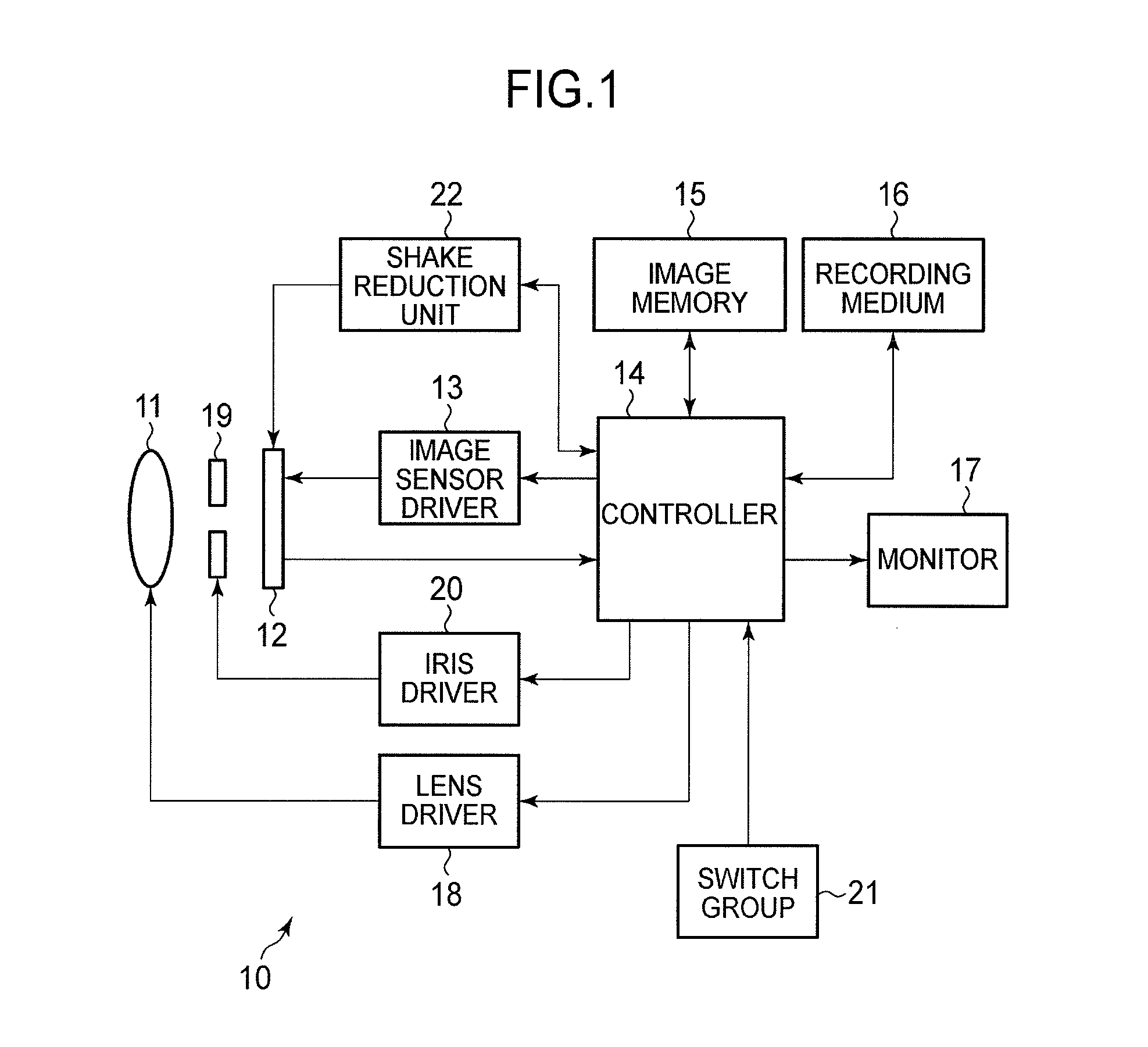 Imaging device and method to provide bokeh effect in captured image by determining distance and focus of captured objects in secondary image sequence