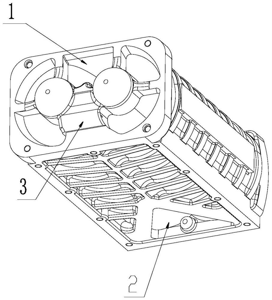 Double-screw bilateral asymmetric rotor profile composed of nine tooth curves