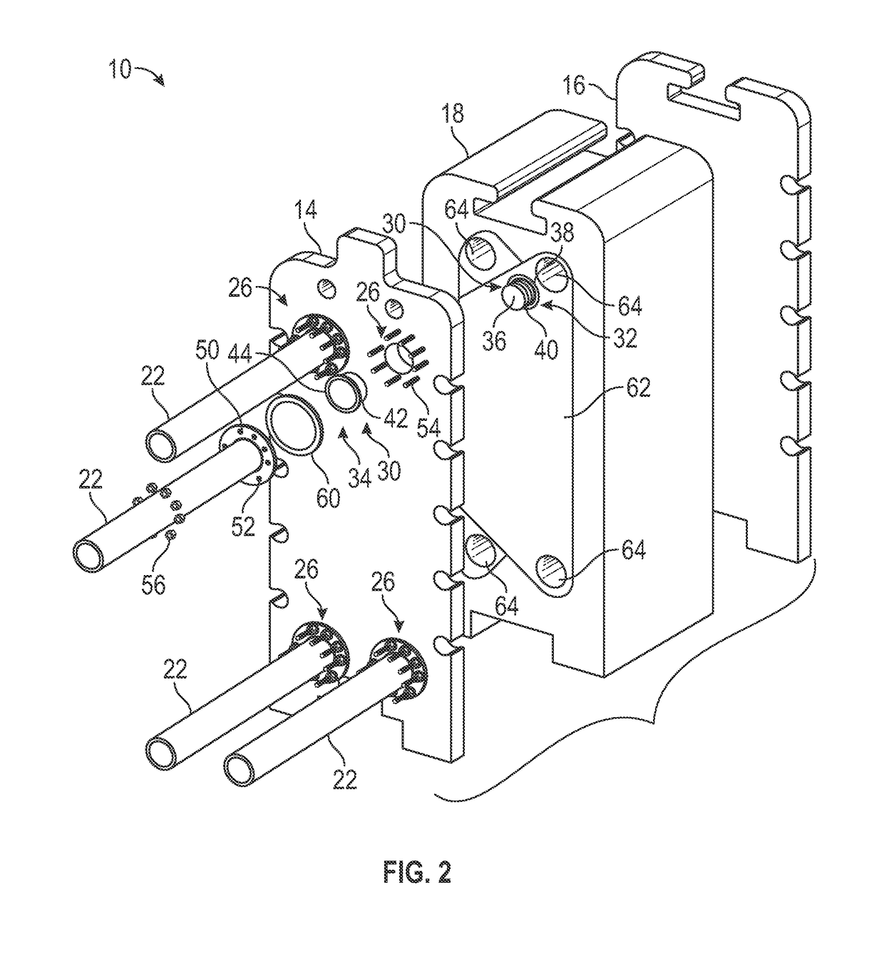 Port Connection for a Heat Exchanger