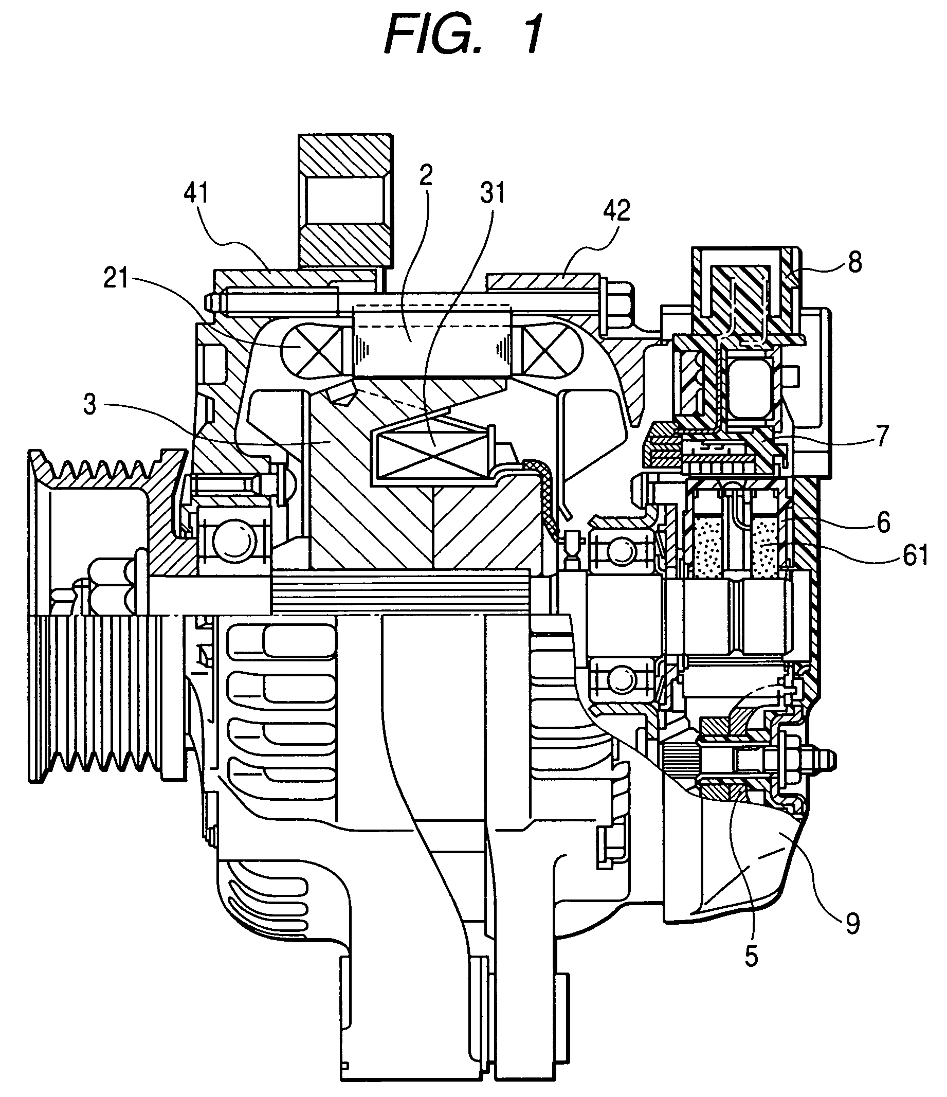 Vehicle alternator