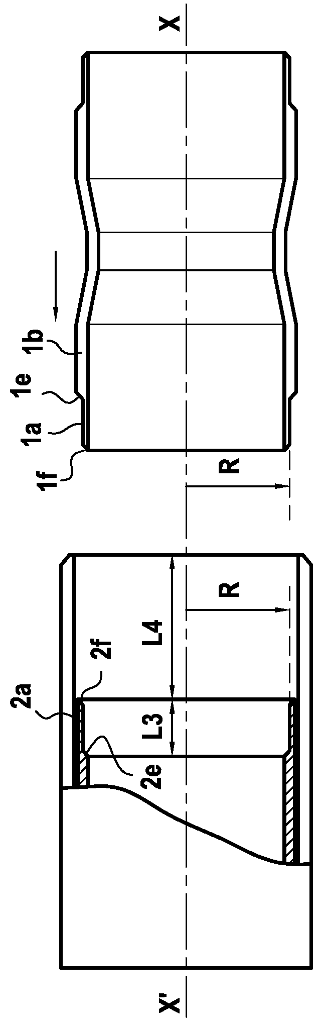 Method for Assembling Tubular Joining Sleeve and a Conduit Lining Tube by Laser Welding