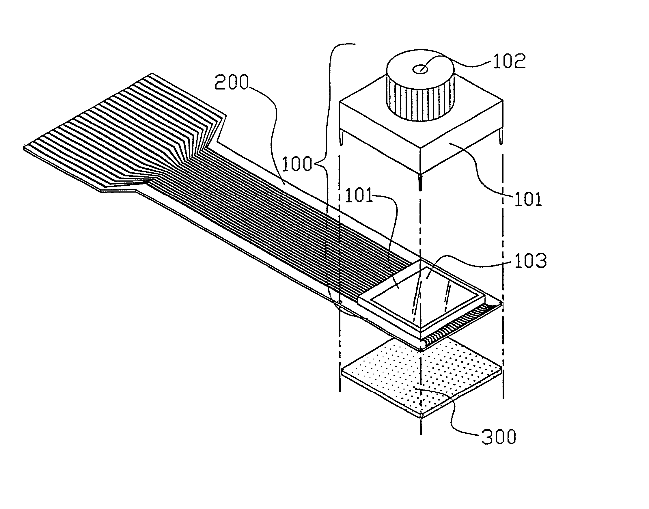 Structure of a chip package