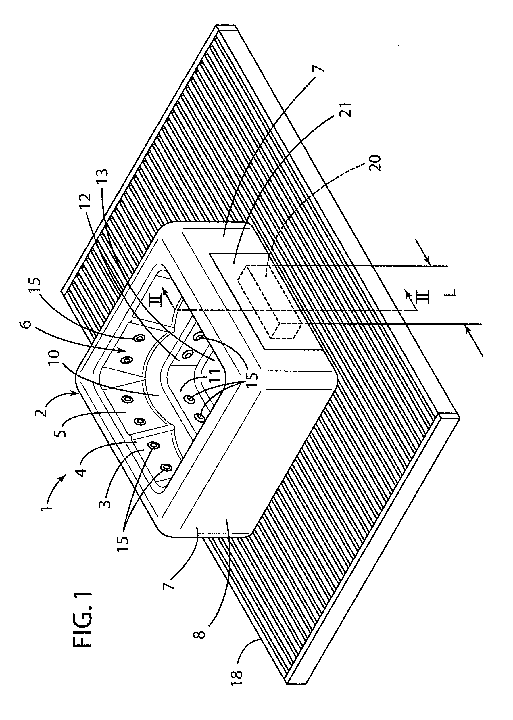 Spa having heat pump system