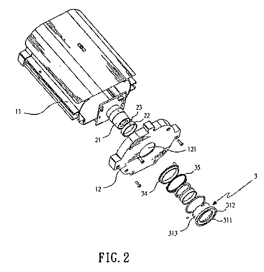 CCTV Camera Lens Adjustment Structure