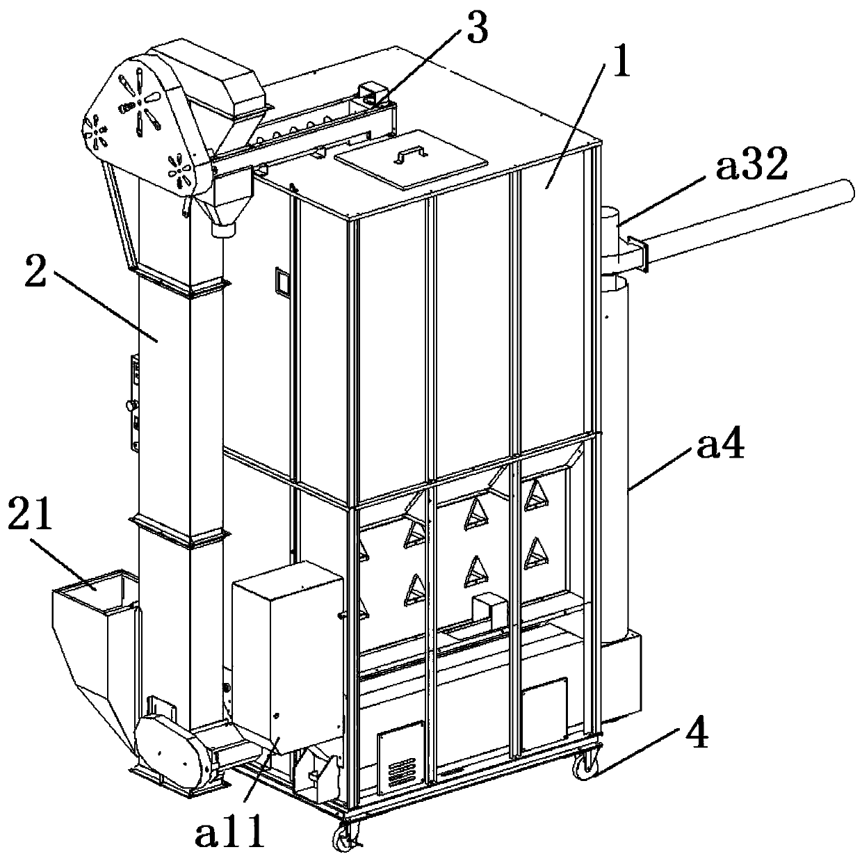 Integrated drying machine