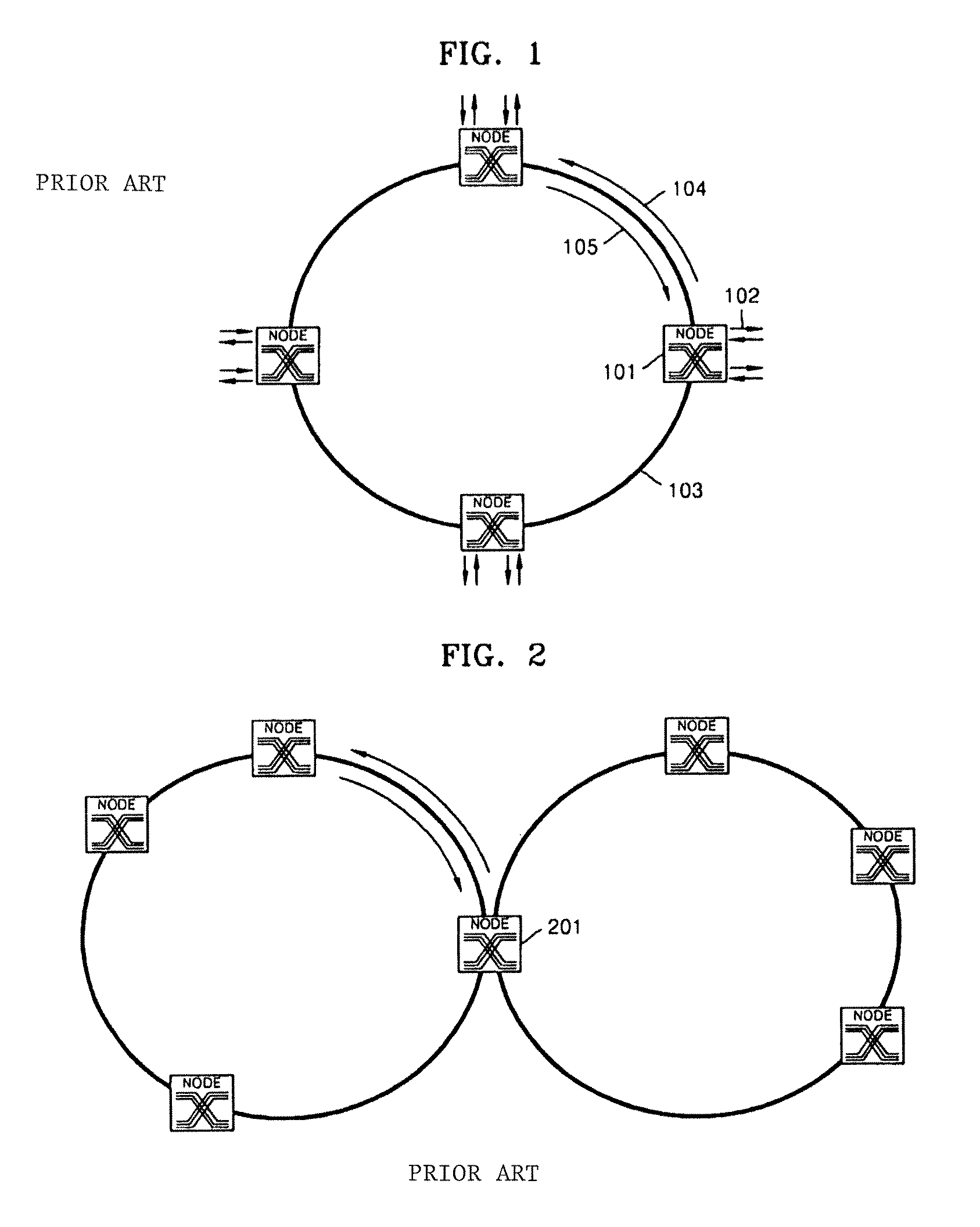 Optical node for mesh-type WDM optical network