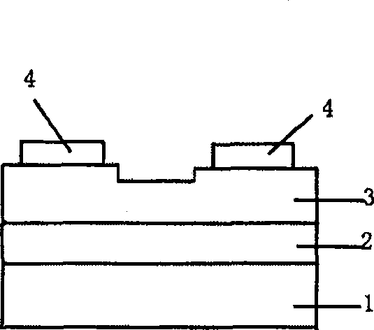 Method of producing p-GaN low-resistance Ohm contact