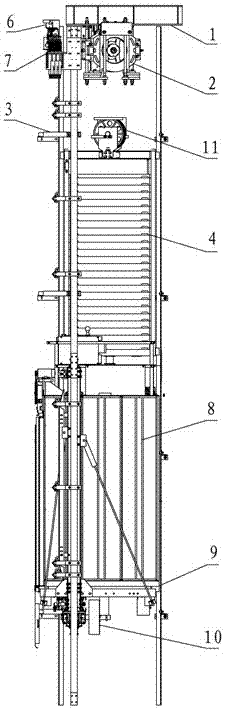 A machine room-less elevator