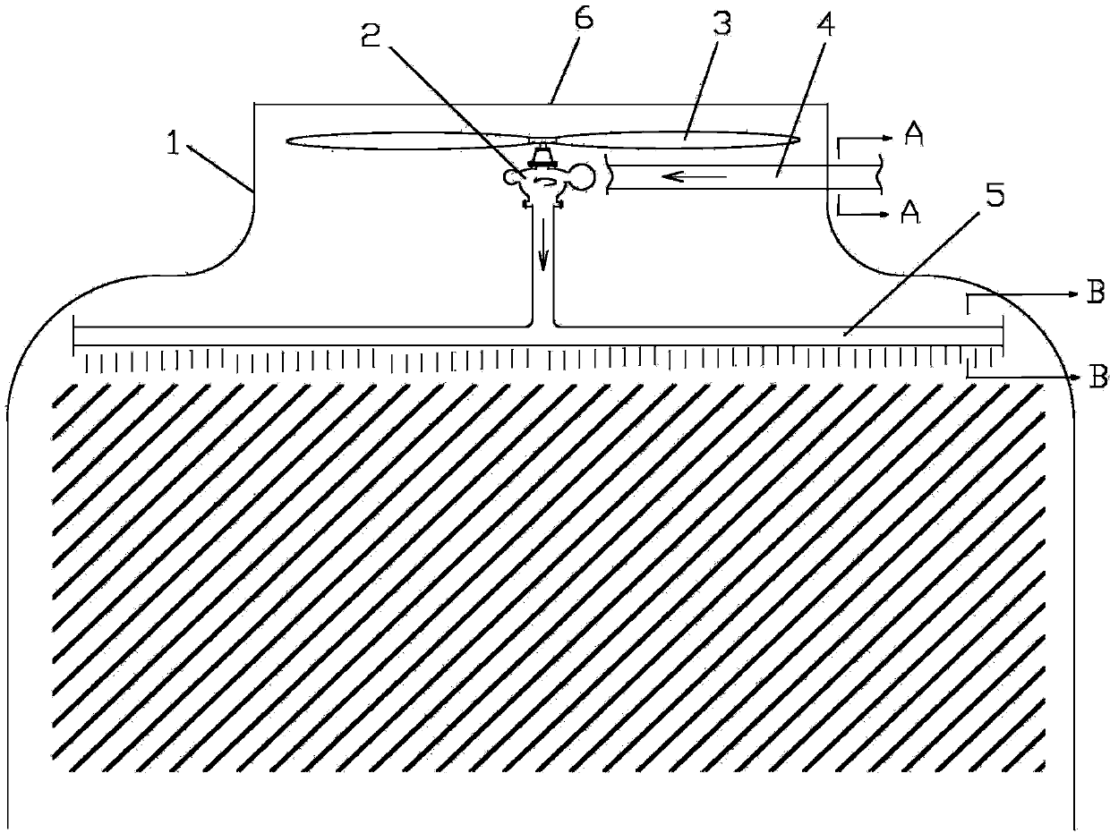 Efficient hydrodynamic cooling tower