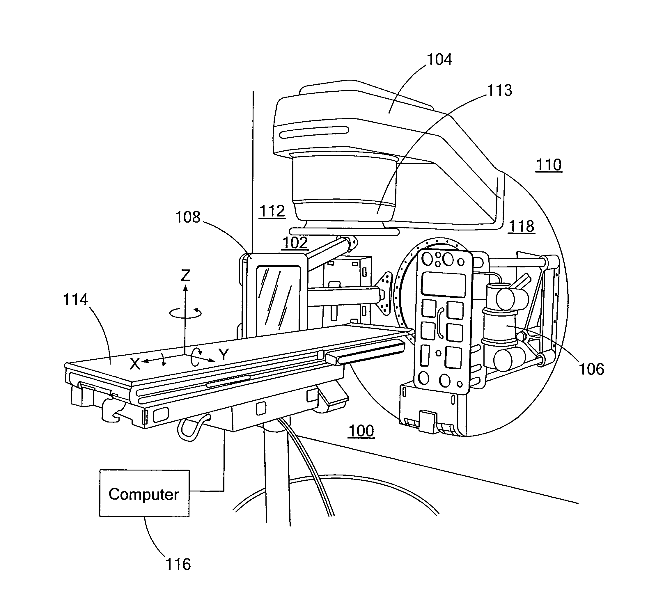 Intensity modulated arc therapy with continuous couch rotation/shift and simultaneous cone beam imaging