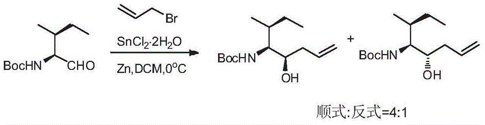 Preparation method of tert-butyl (3R, 4S, 5S)-5-hydroxy-3-methyl-7-ocentyl-4-carbamate