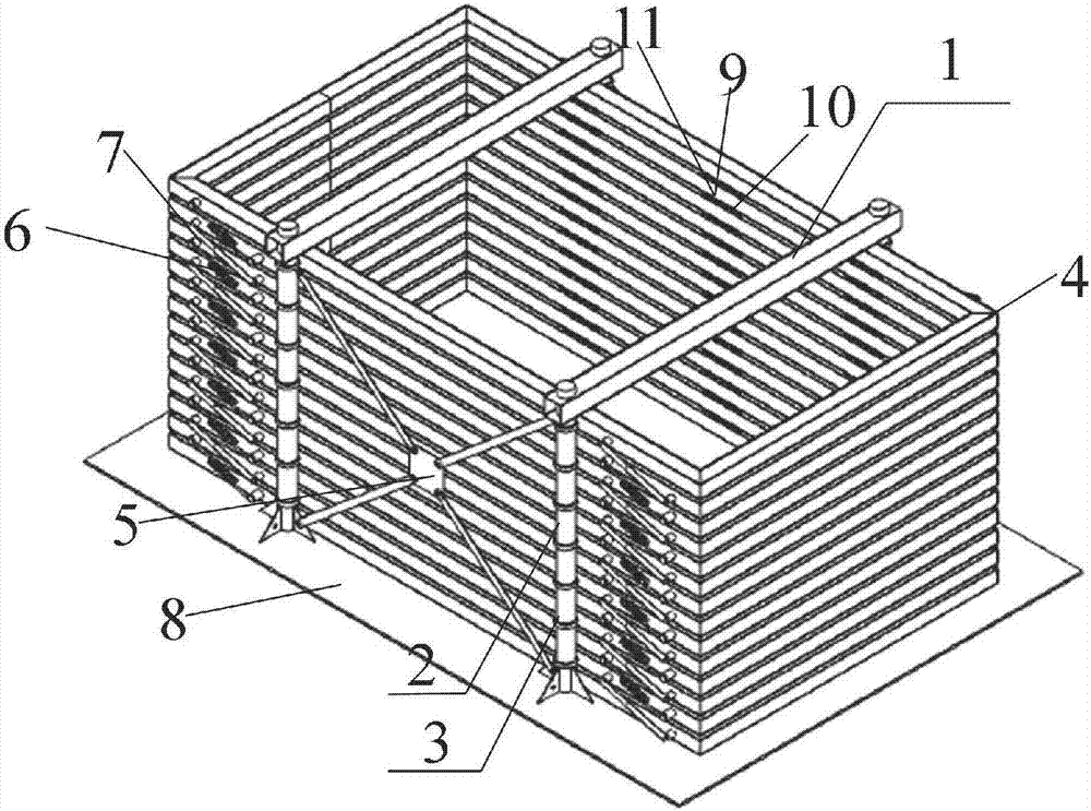 Laminar shear model box capable of simulating viscoelastic boundary