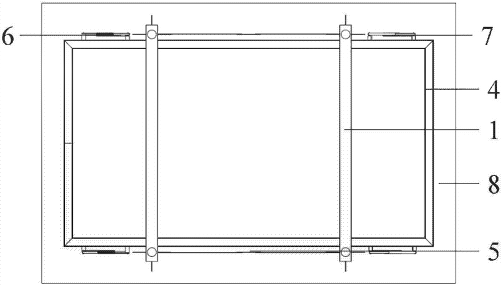 Laminar shear model box capable of simulating viscoelastic boundary