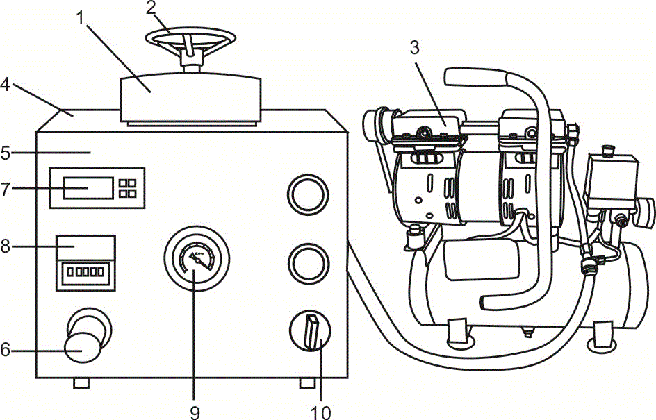 Mobile phone safety pressurized defoaming machine