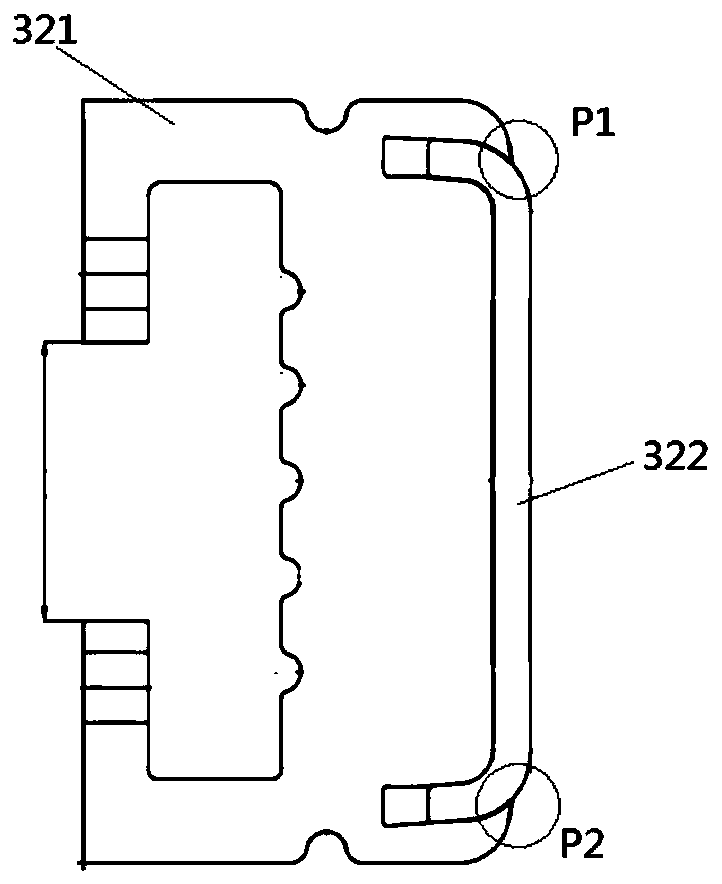 Detection system for straddle type monorail inspection engineering vehicle